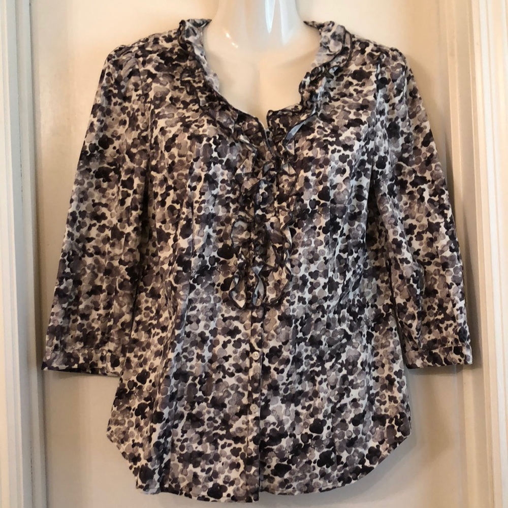 Ann Taylor Loft button up blouse size 6